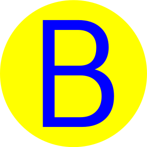 B